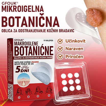 🗽✅GFOUK®Botanični obliž z mikroiglami za odstranjevanje kožnih izrastkov